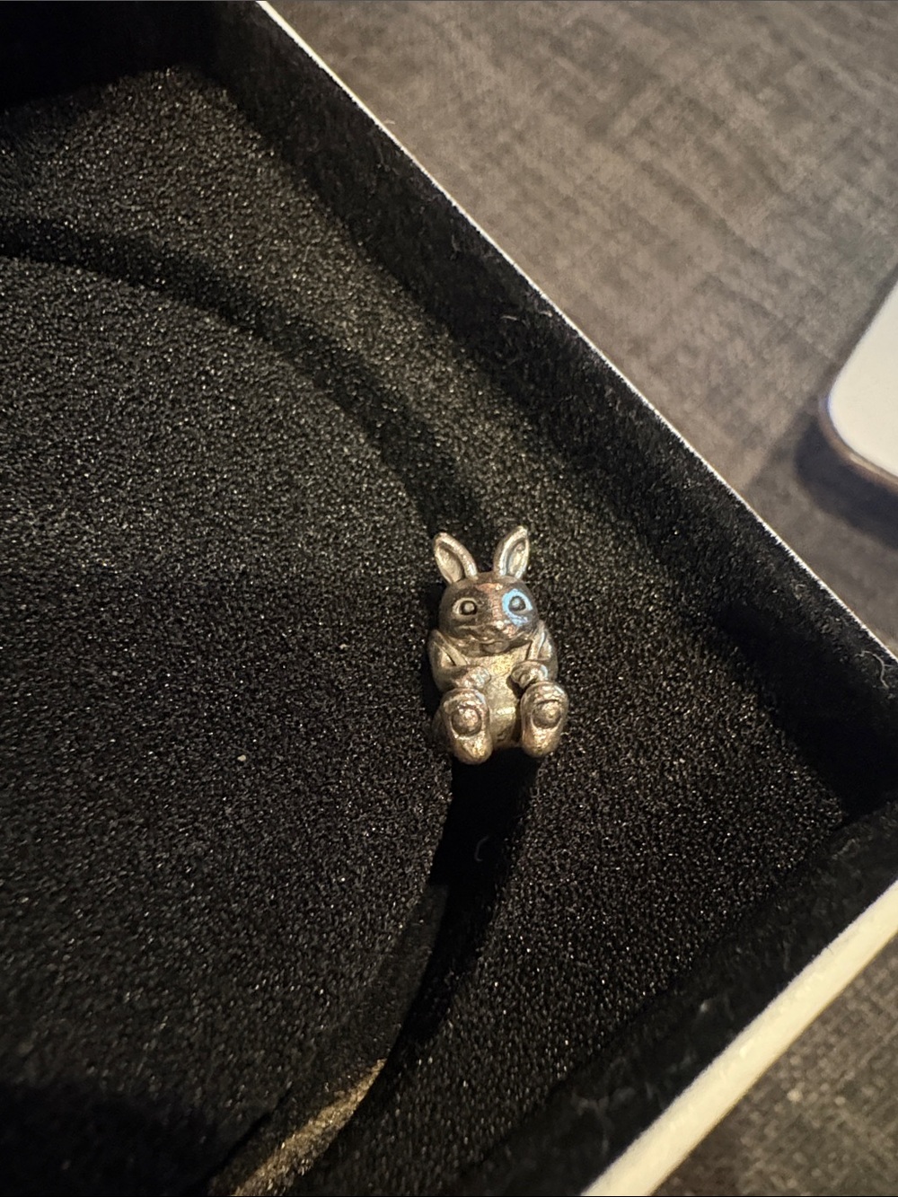 Pandora Retired Easter Bunny Charm Sterling Silver Authentic ALE - Picture 2 of 7